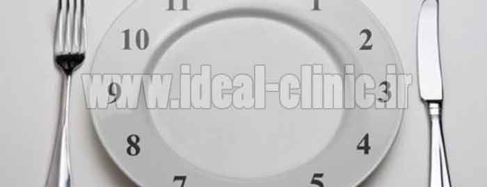 دیر غذا خوردن = چاقی