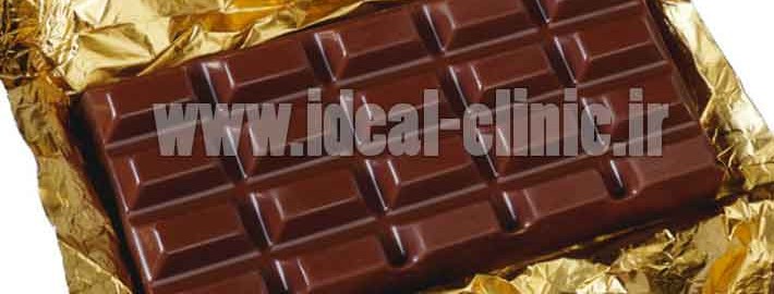 لاغری با شکلات