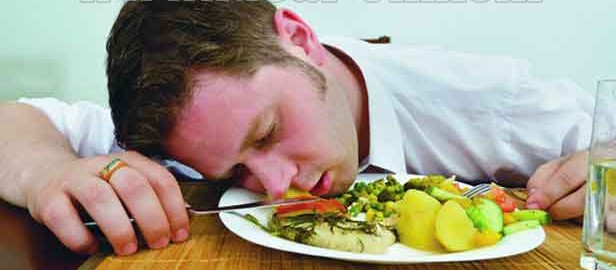 خستگی بعد از غذا خوردن
